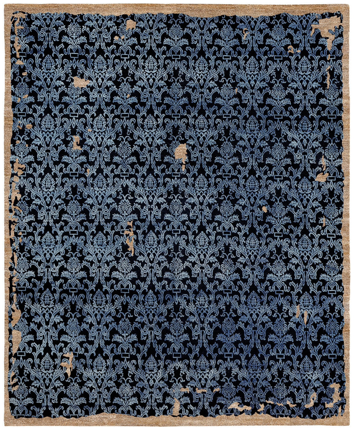 Tapete Vintage Roma Azul | Tamanho: 450 × 550 cm