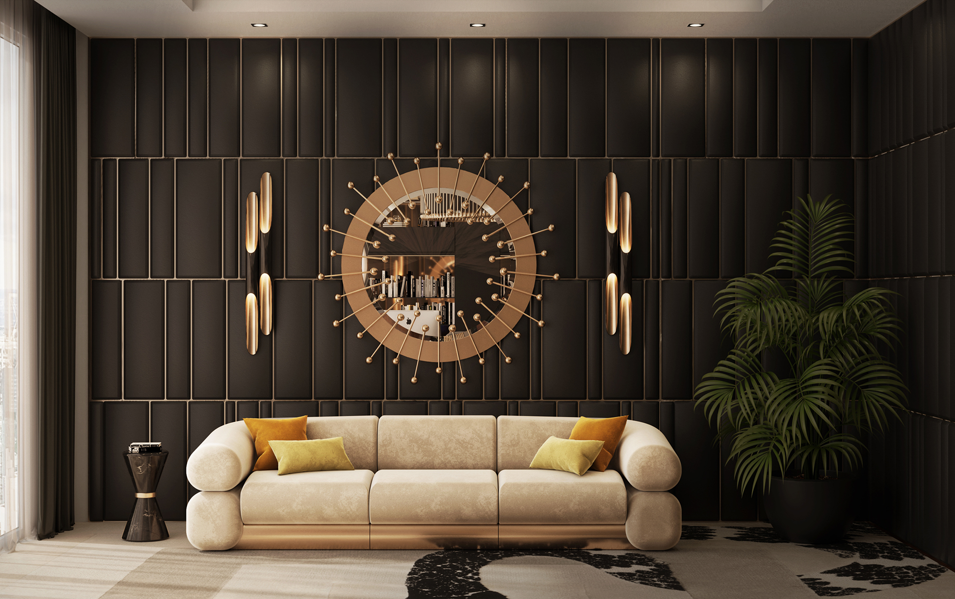 Candeeiro de parede tom profundo 2 - 2