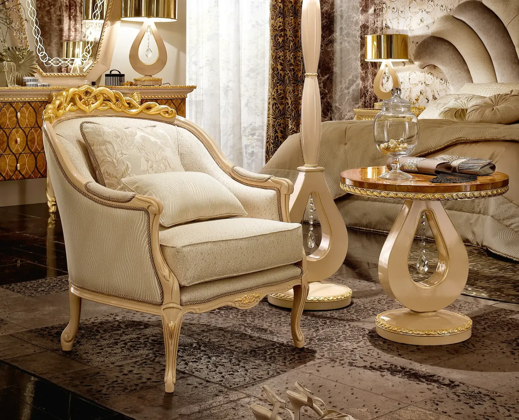 Cadeira de Luxo Harmony com Braços