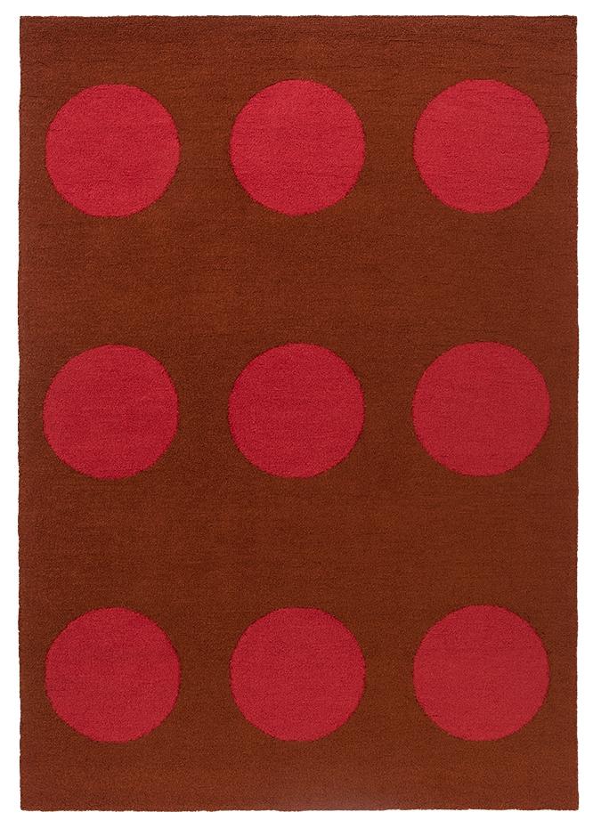 Tapete Exterior Festival Dots Vermelho | Tamanho: 250 × 350 cm