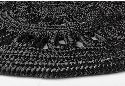 Tapete Braided Preto | Tamanho: 200 × 300 cm