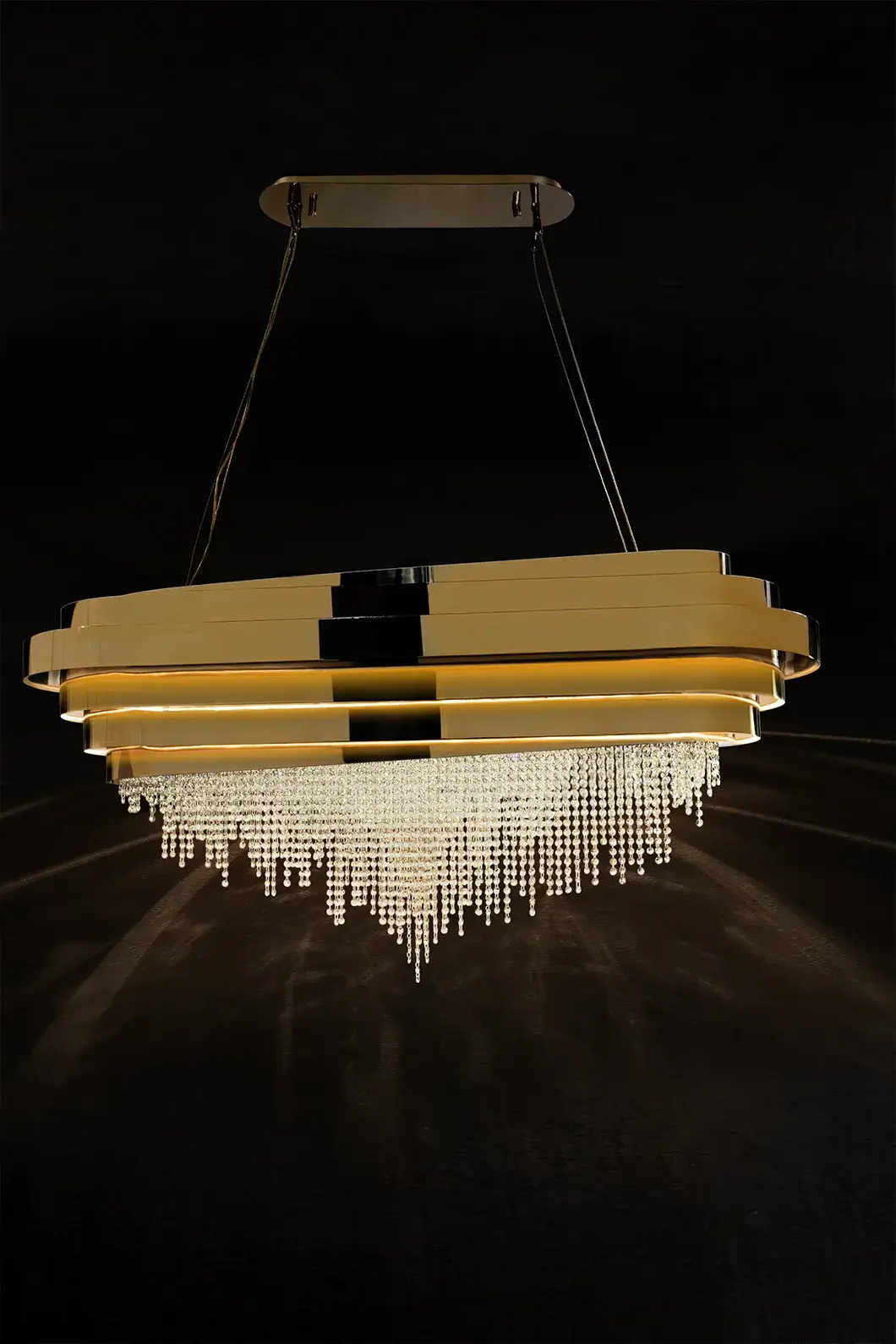 Candeeiro suspenso snooker Art Deco - 6