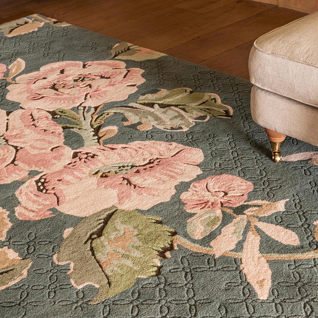 Tapete Aylworth Trail Verde Feto | Tamanho: 250 × 350 cm