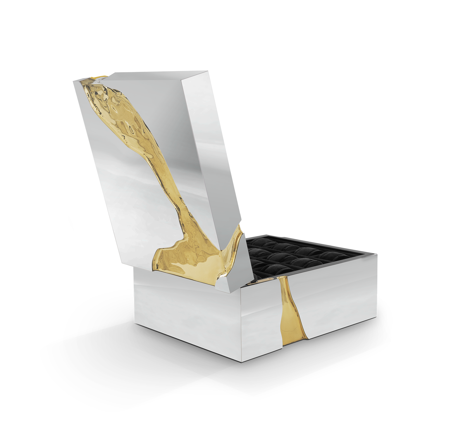 Caixa de relógio fissura