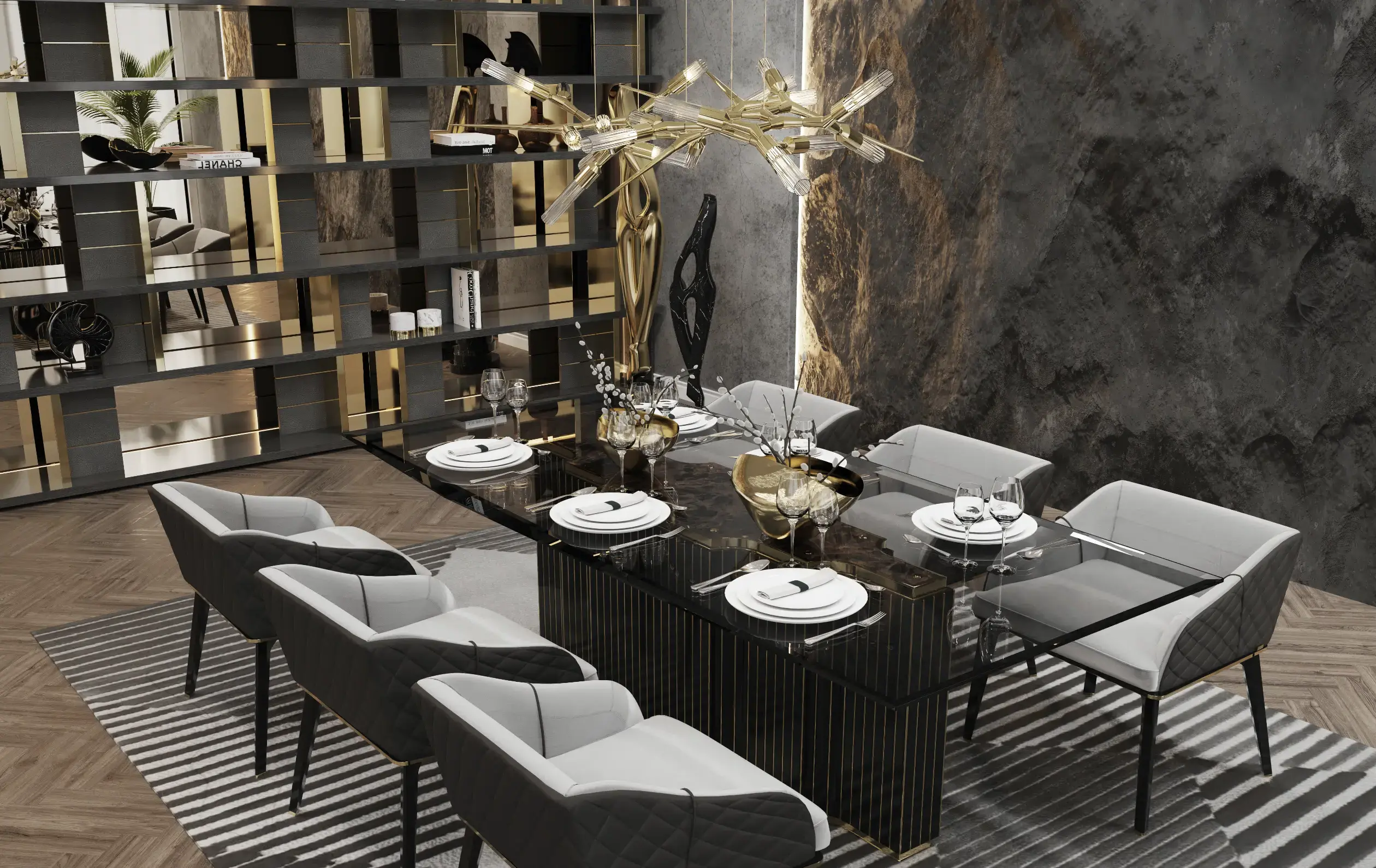 Candeeiro suspenso aresta cristal - 9