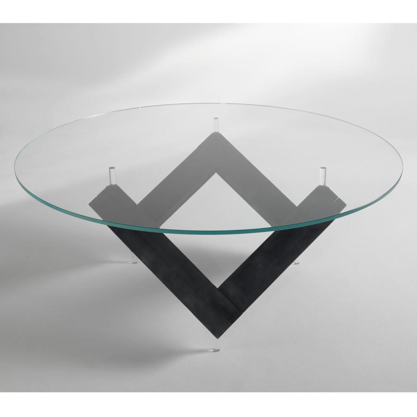 Mesa de Jantar em Madeira com Tampo de Vidro