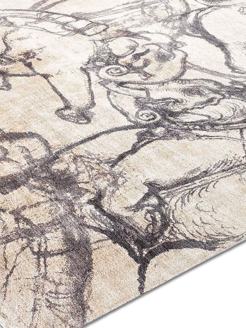 Tapete Elephants Tecido à Mão