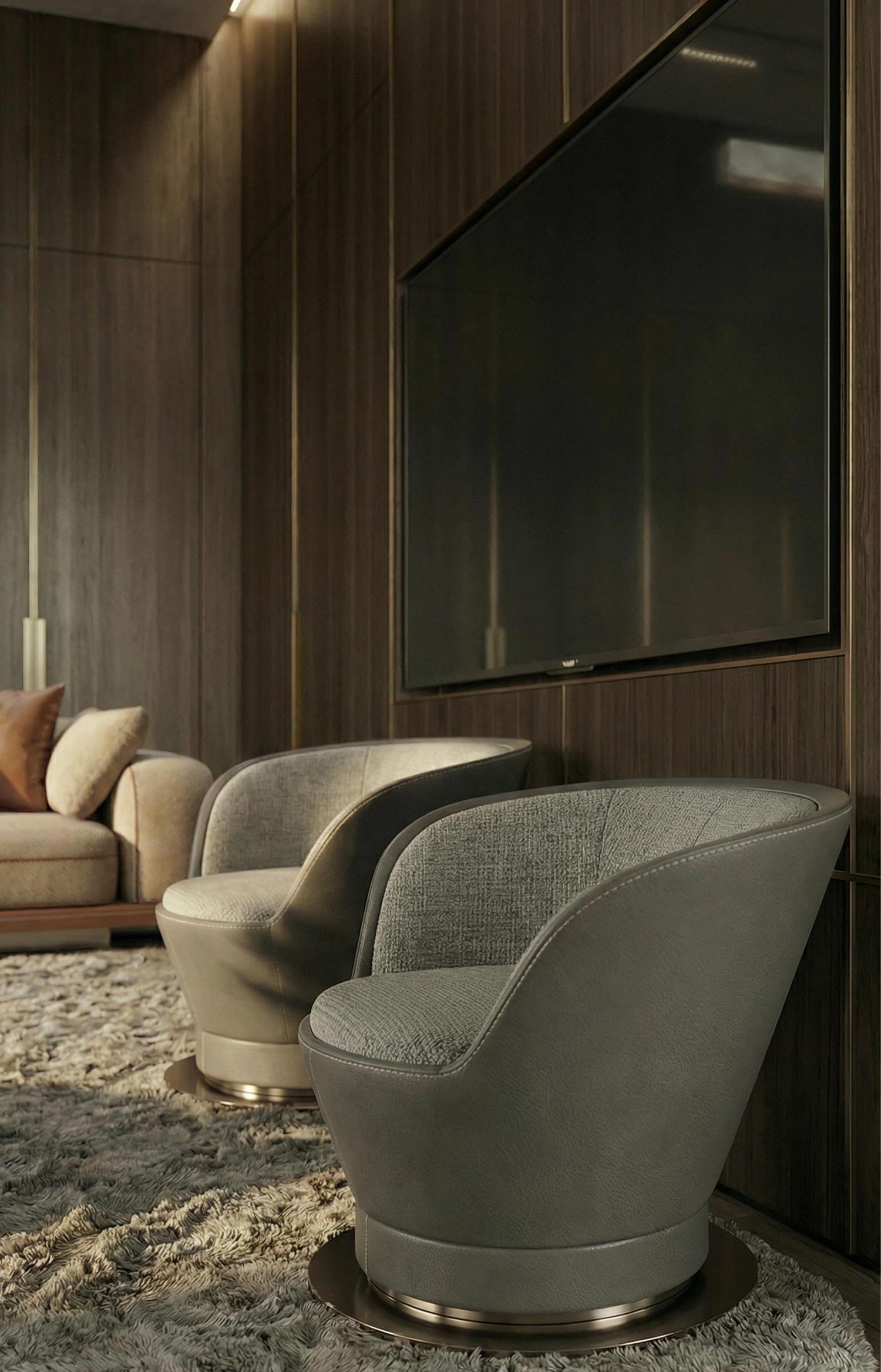 Poltrona Giratória Aura