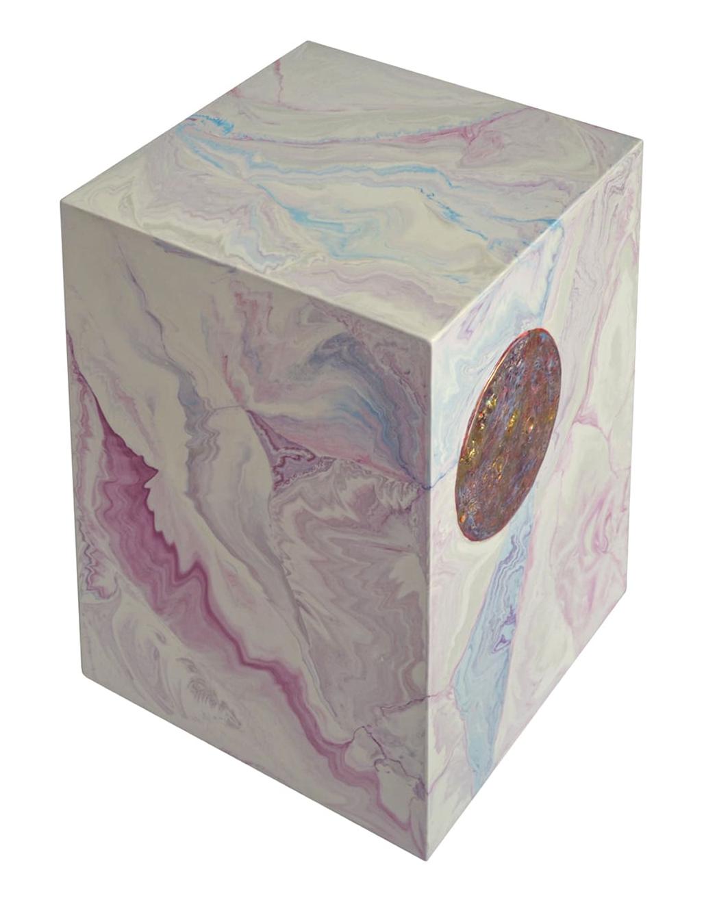 Mesa de Apoio em Scagliola Rosa