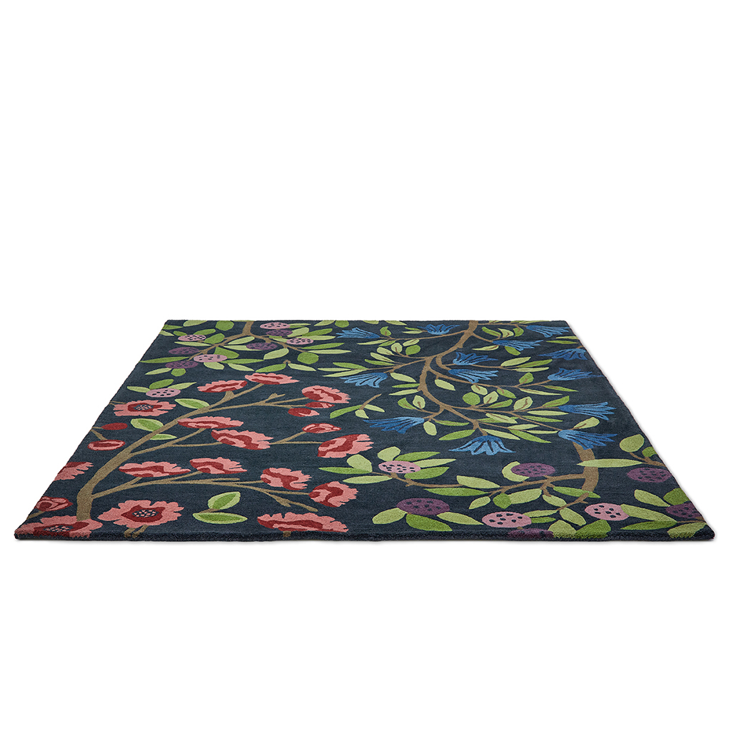 Tapete Foraging Anil | Tamanho: 140 × 200 cm