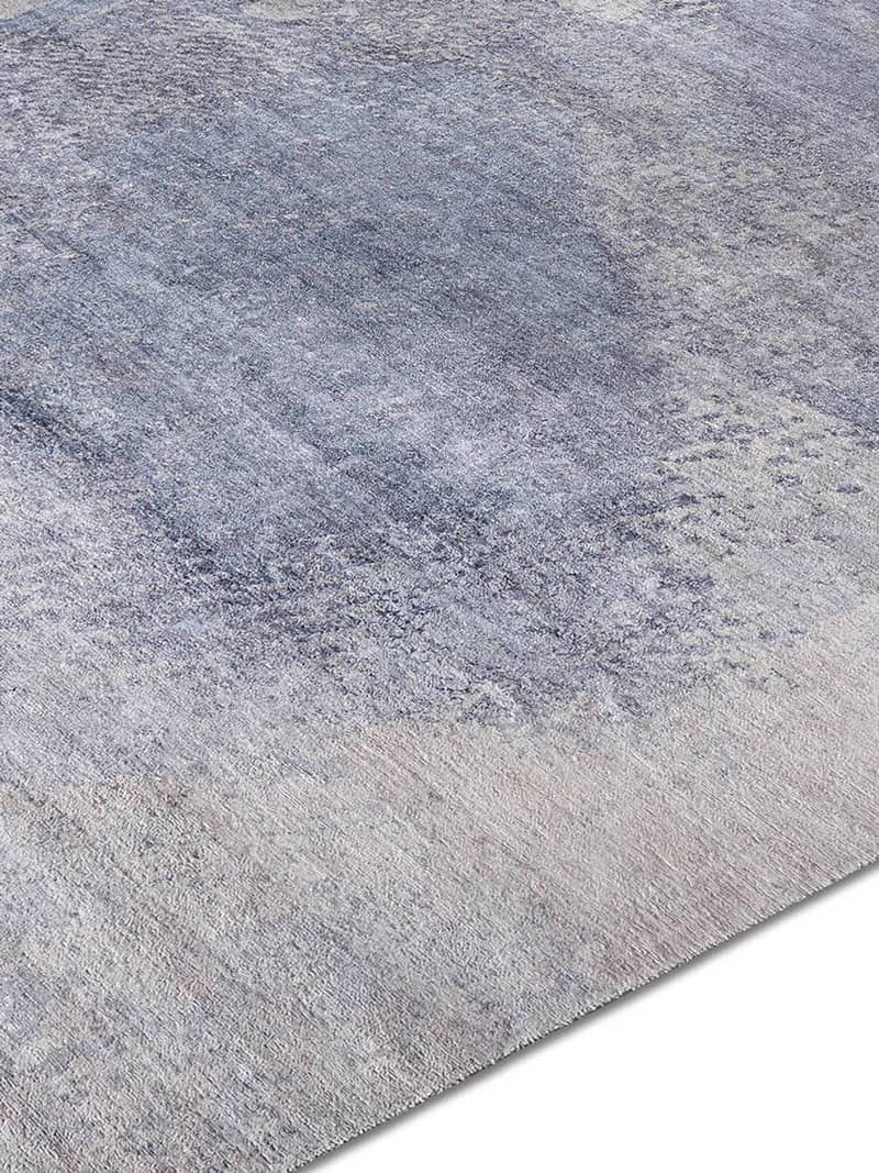 Tapete Silver Cinzento Feito à Mão | Tamanho: 122 × 183 cm