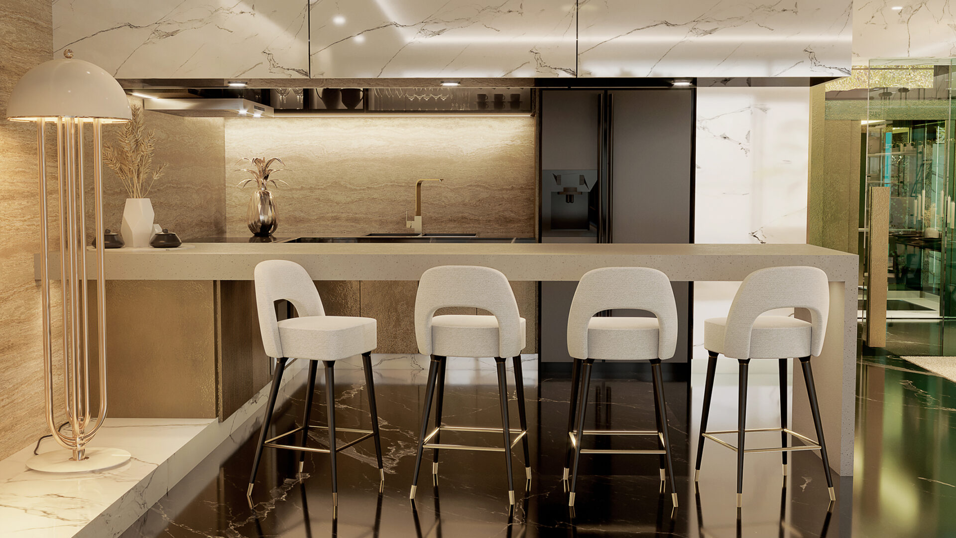 Candeeiro de pé dançarino - 7