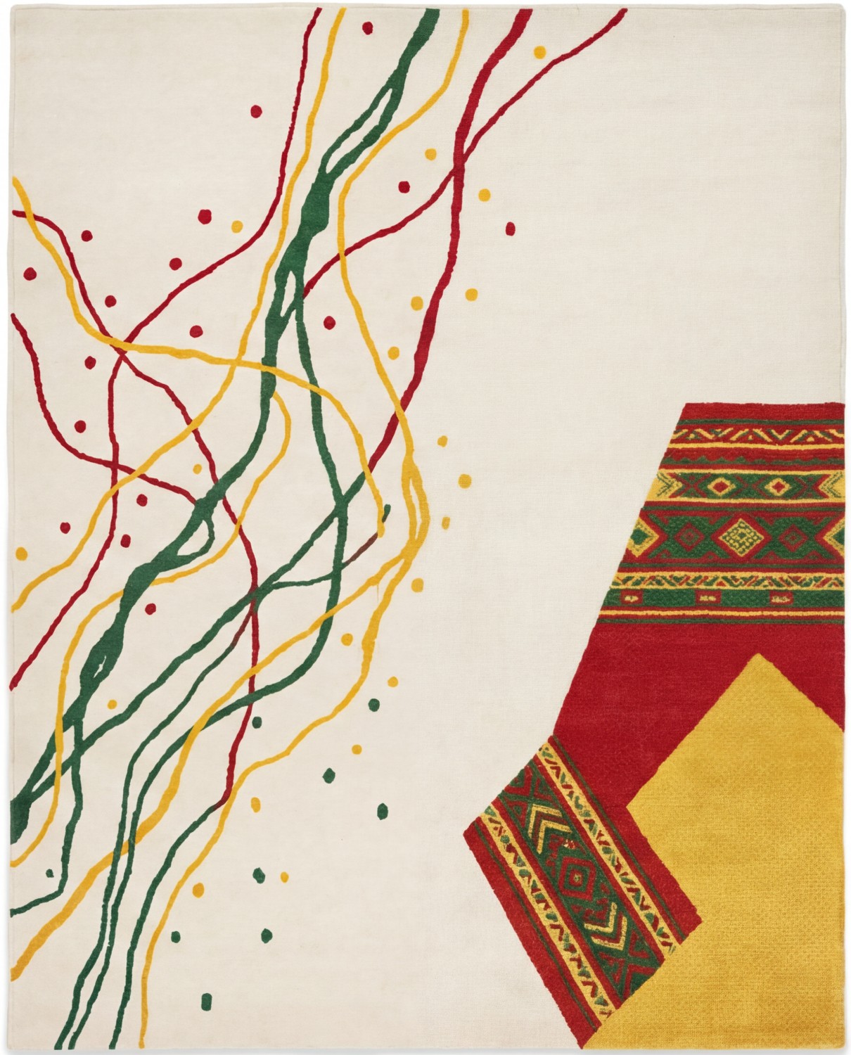 Tapete Calligraphic Paths Color