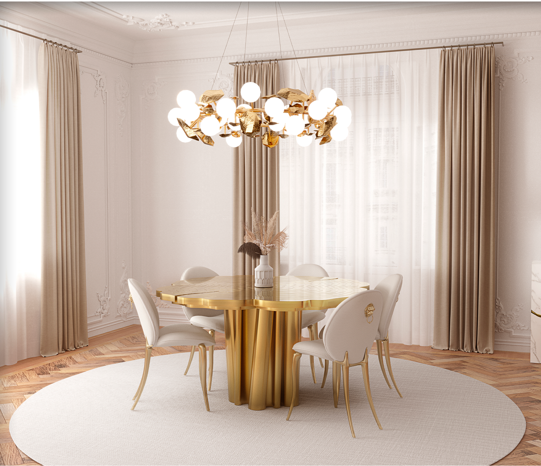 Candeeiro suspenso redondo I Athena