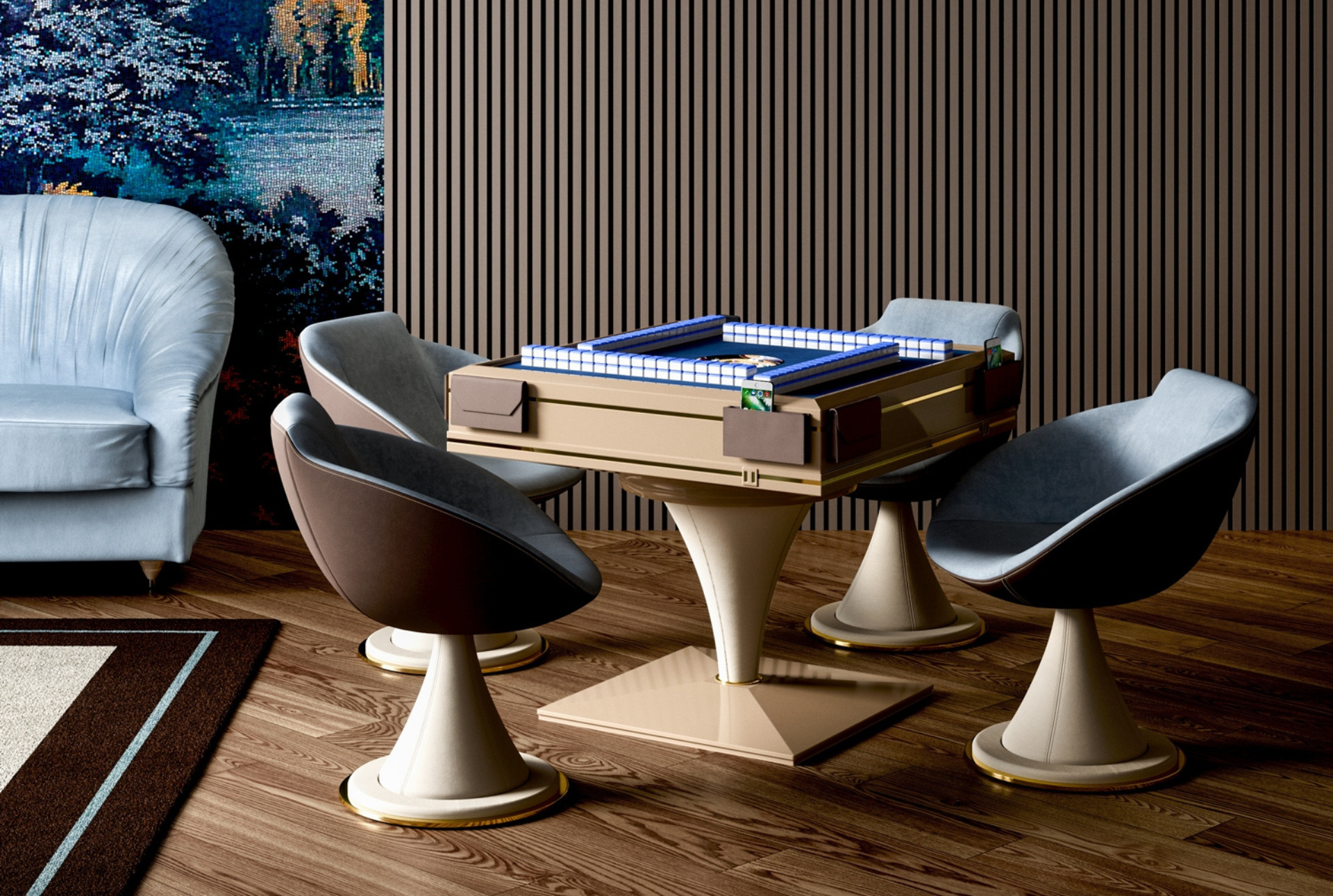 Mesa Automática de Mahjong Posh