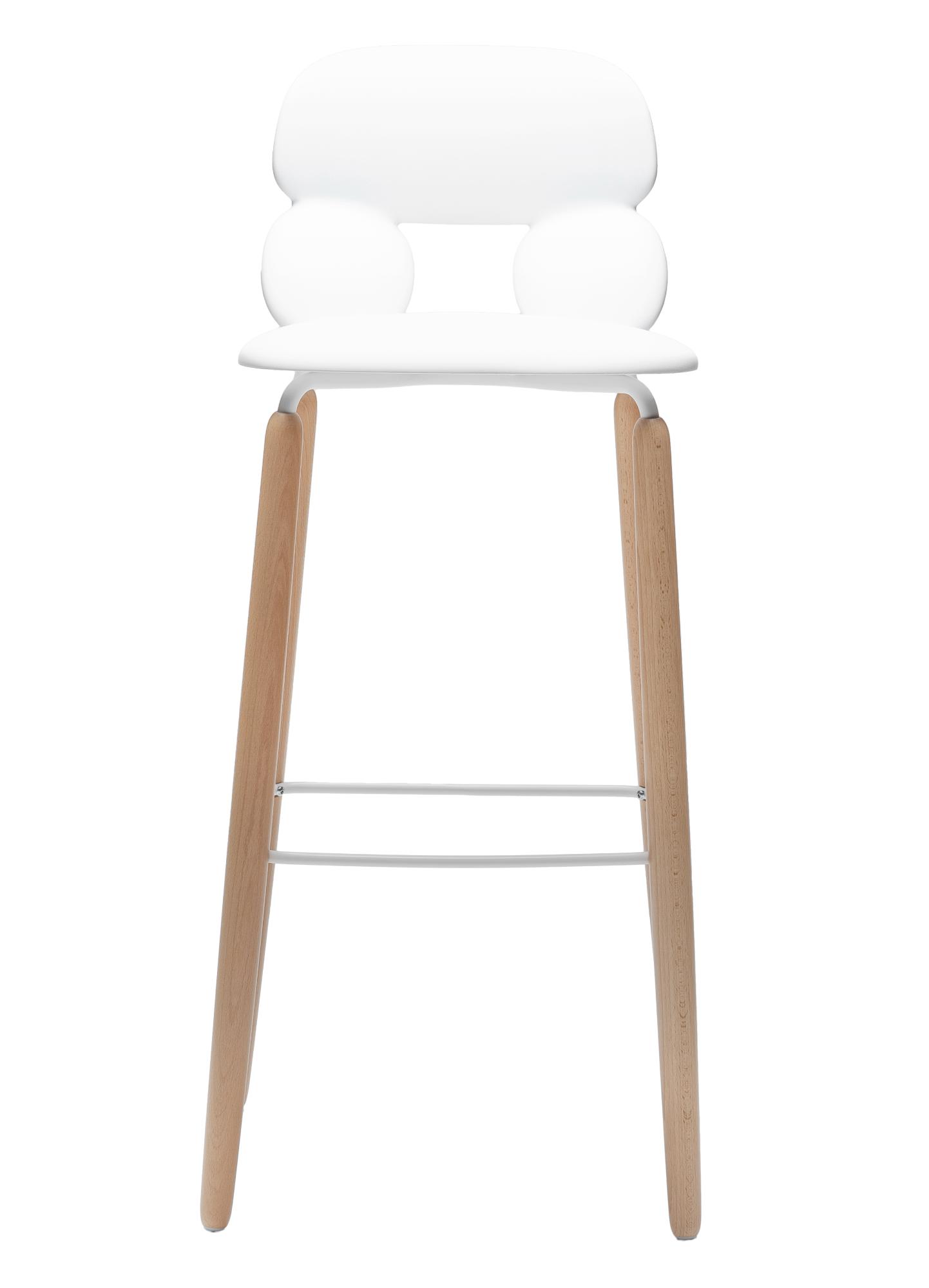 Banco de Bar Nube W SG-80 Branco