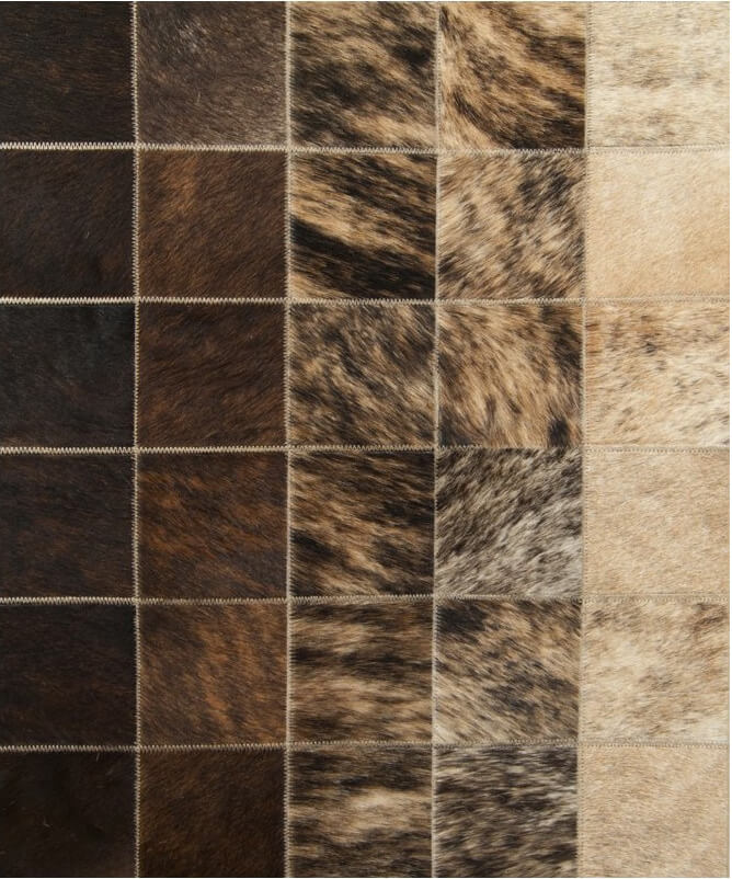 Tapete Pele de Vaca Mosaic col.7 | Tamanho: 170 × 230 cm