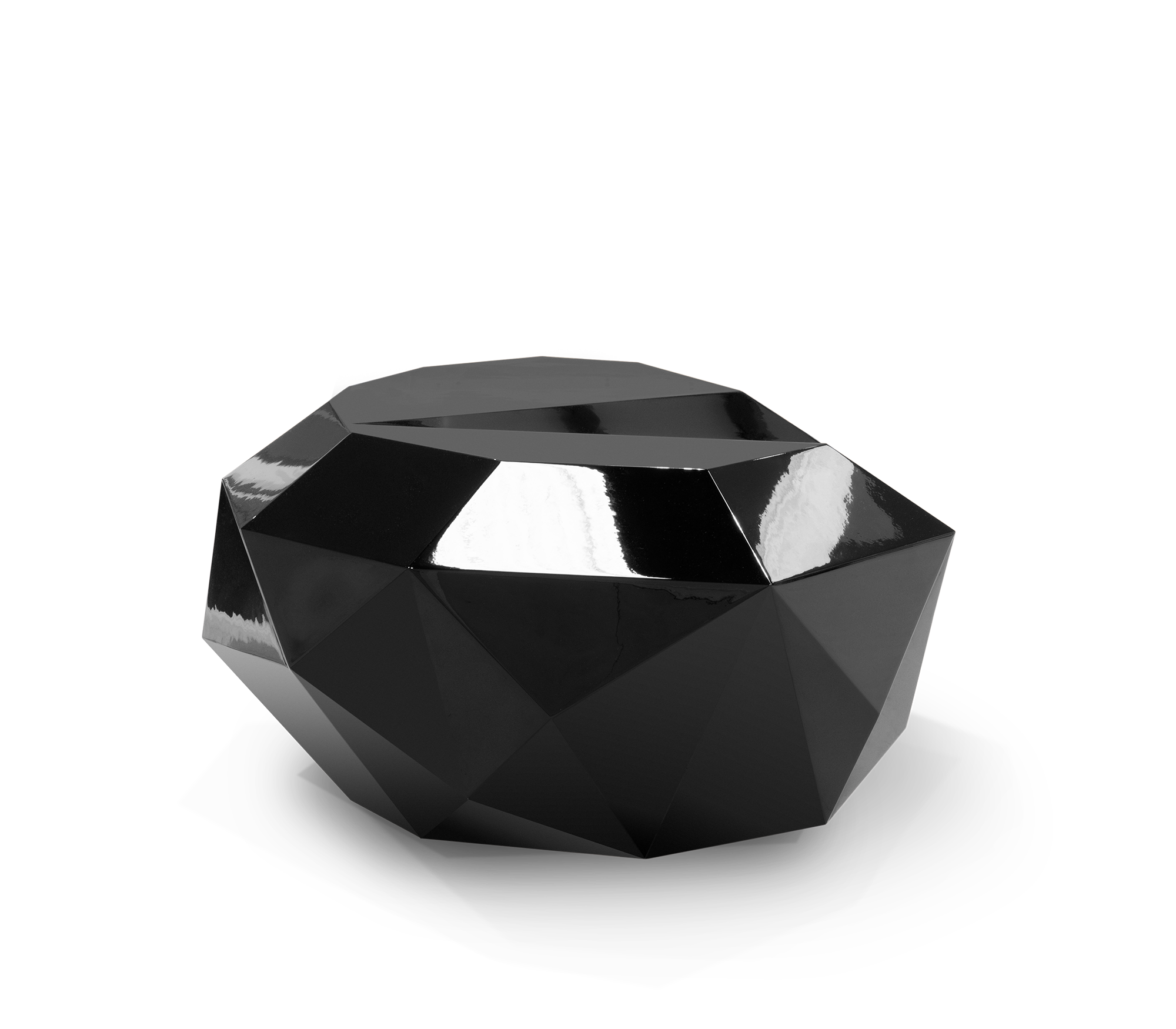 Mesa de Centro Preta Prism