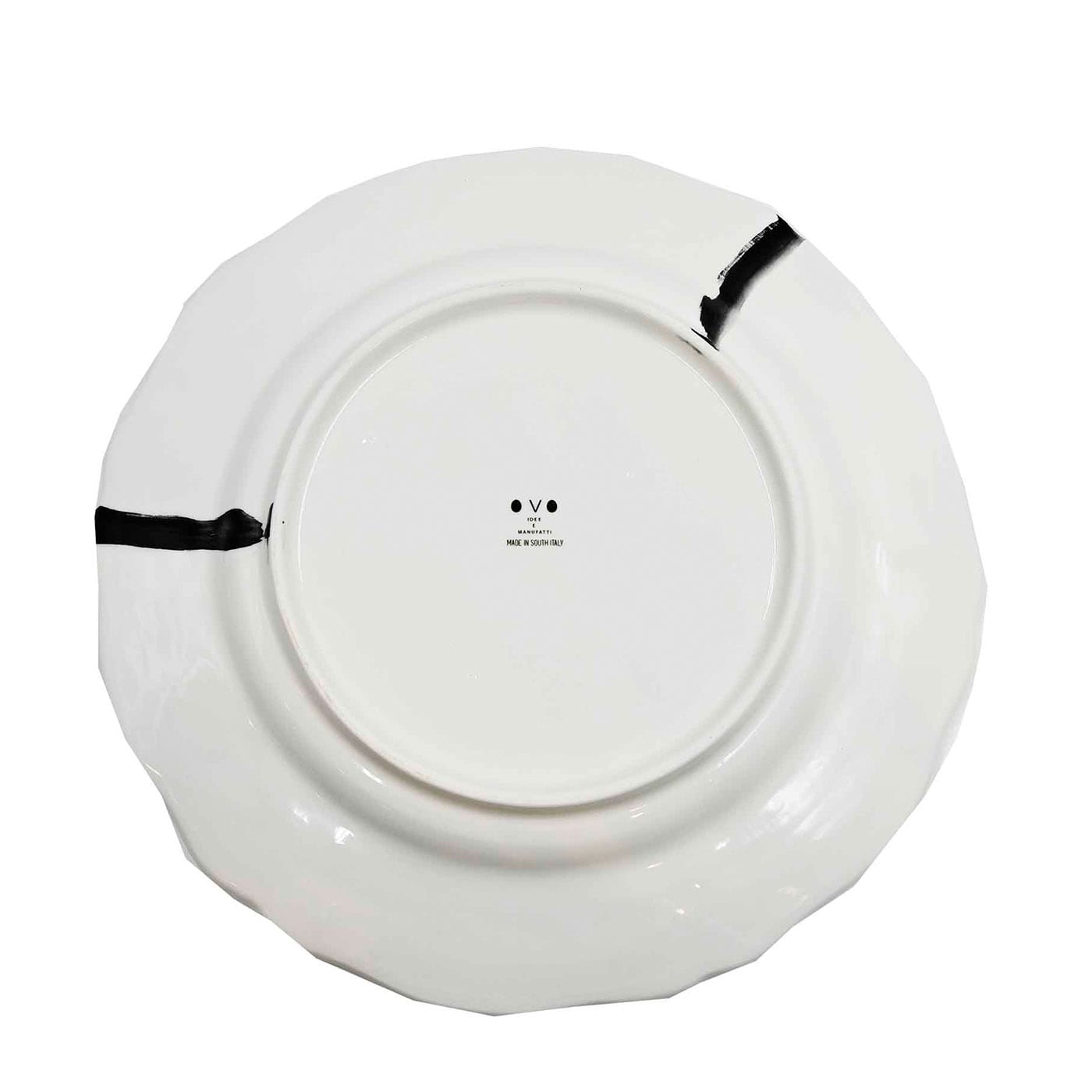 Prato cerâmico artesanal