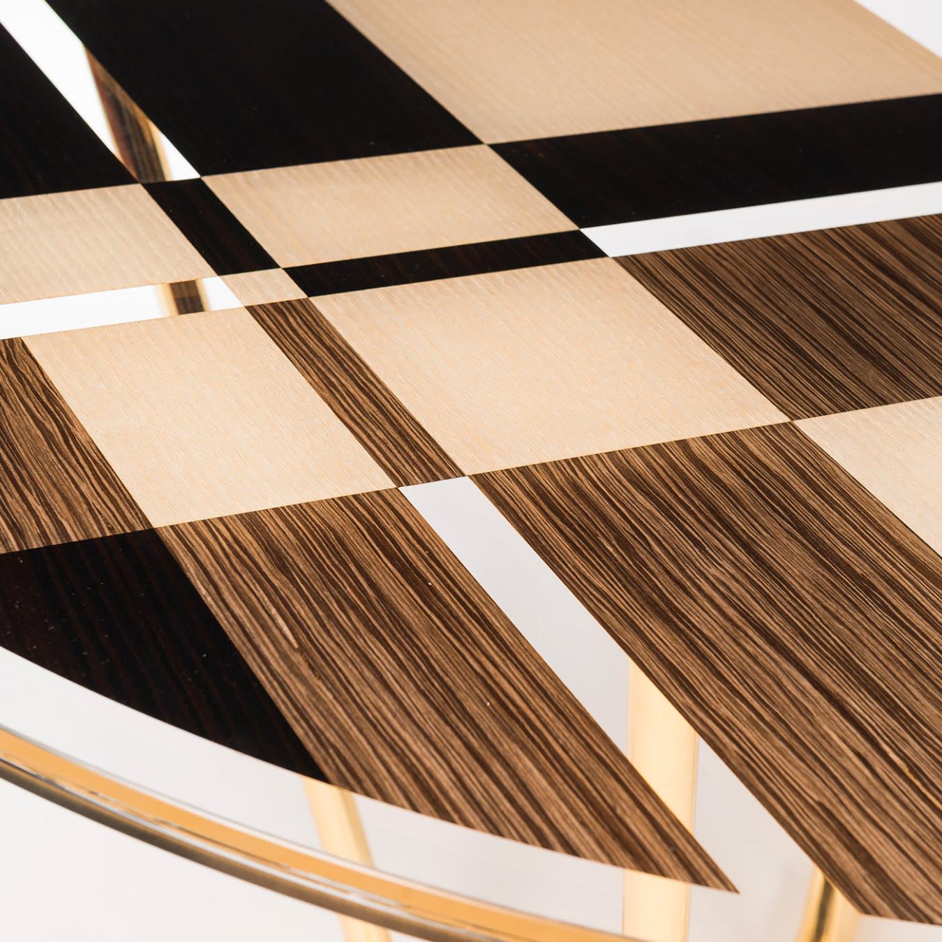 Mesa de Jantar Redonda Piet em Vidro