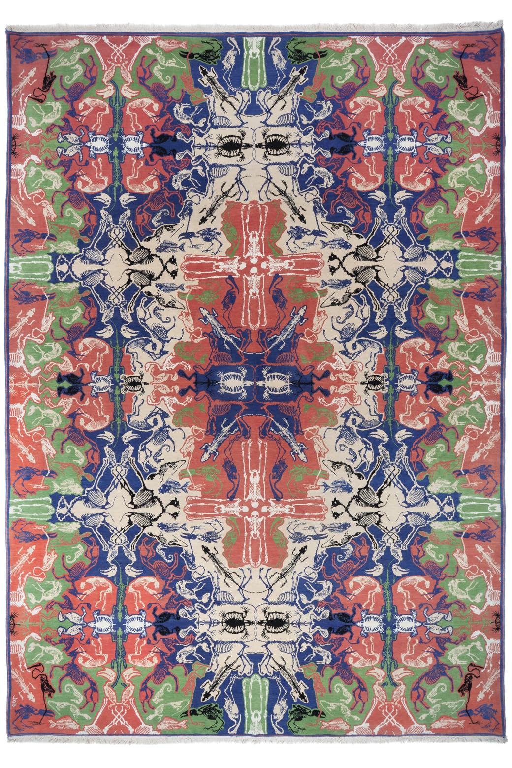 Tapete Perished Persian Tecido à Mão