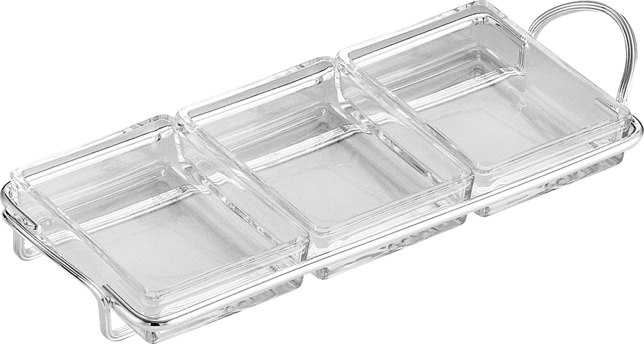 Conjunto Retangular para Aperitivos