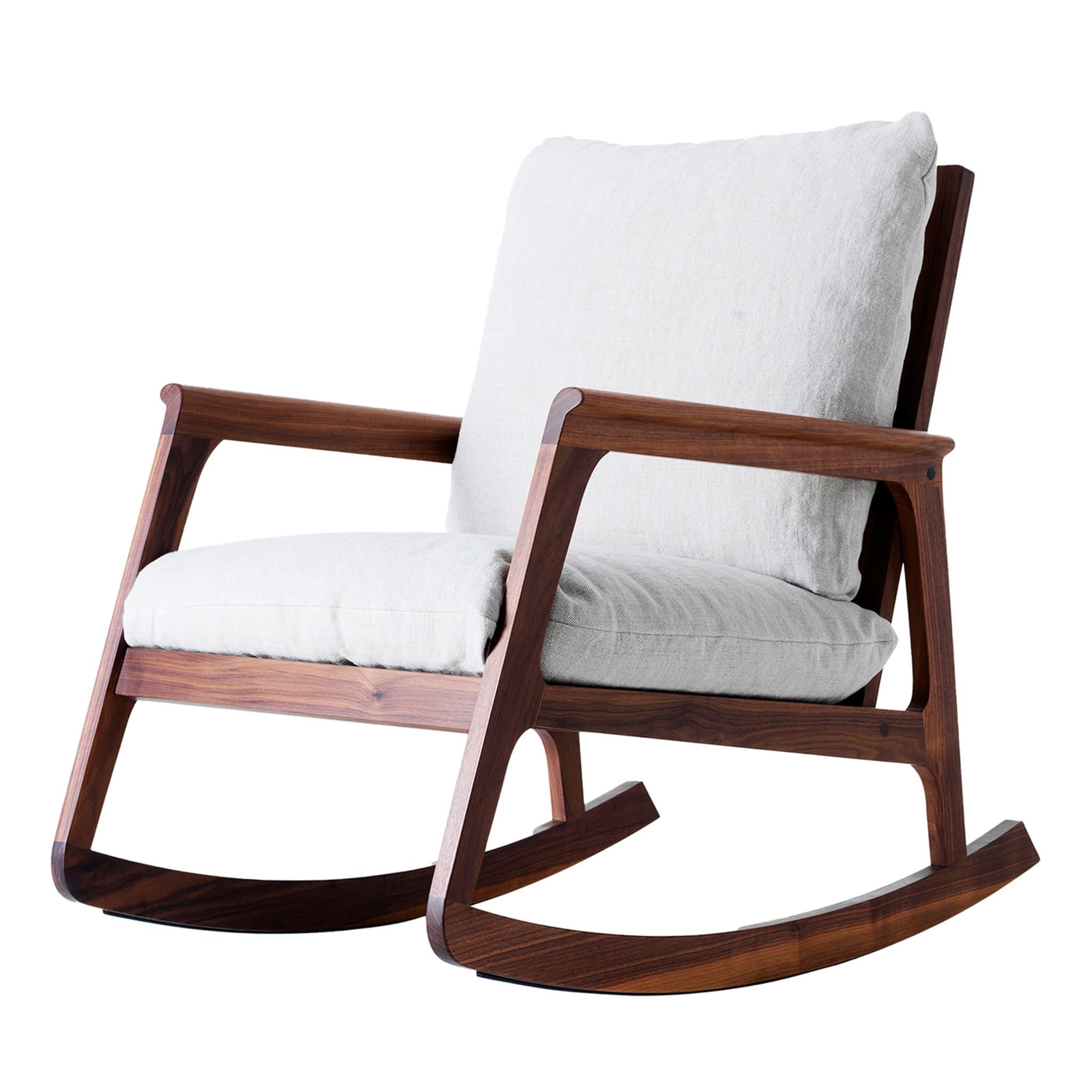 Cadeira de Baloiço Momento Castanha | Estofo: Linen UNICO NF184 20
