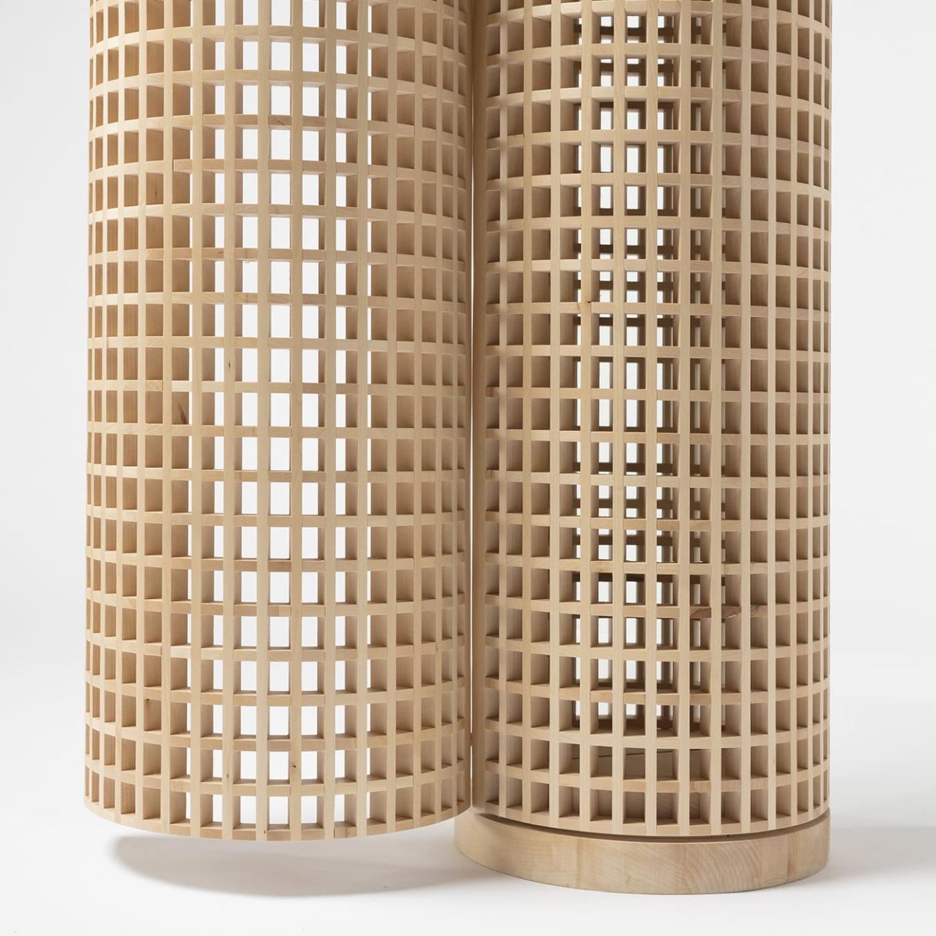 Espelho de chão madeira artesanal