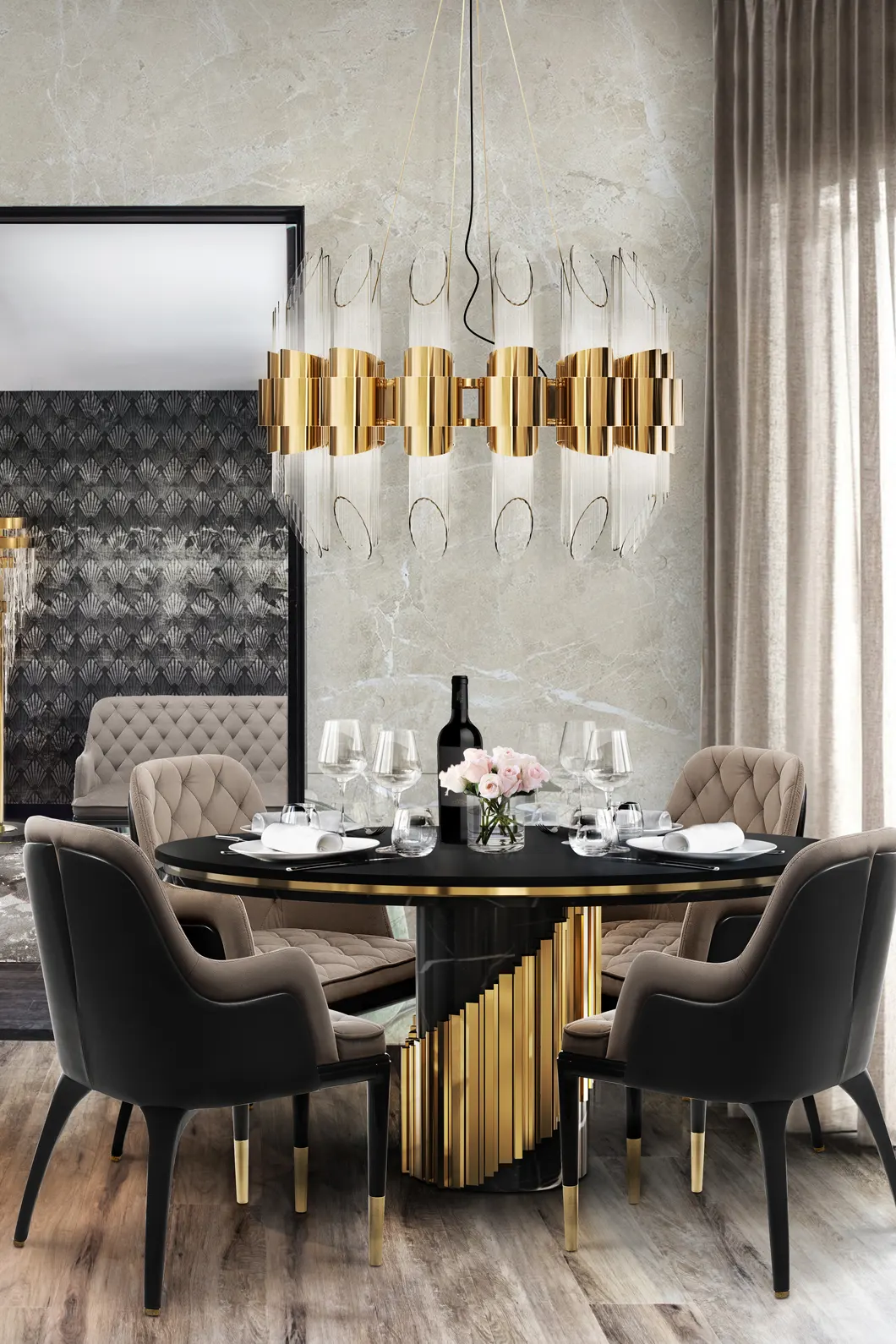 Mesa de Jantar Currents - 5