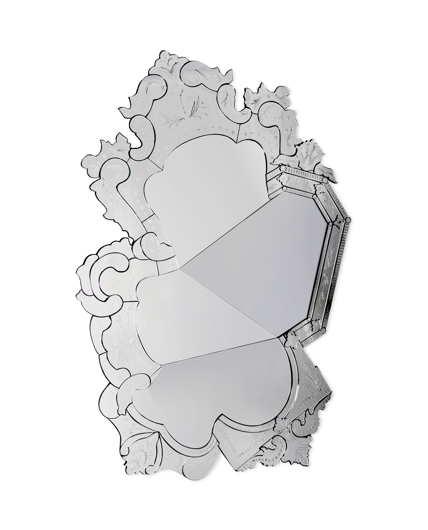 Espelho opulência veneziana