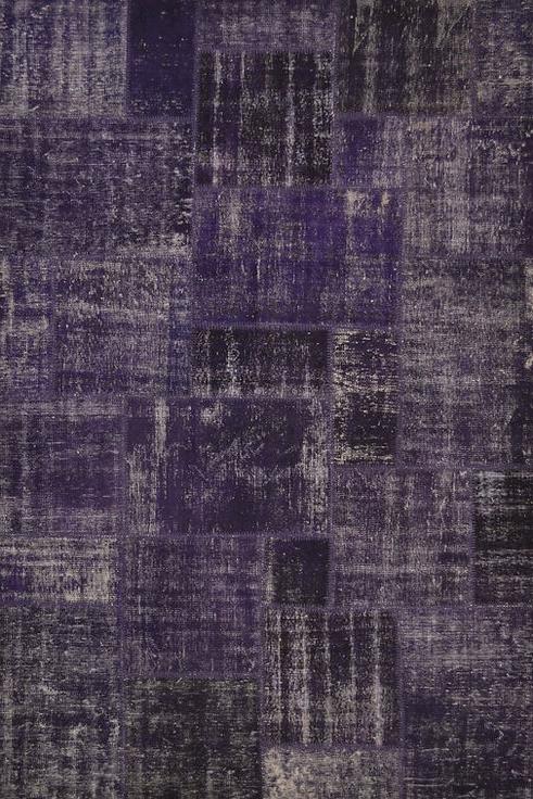 Tapete Roxo-Escuro Patchwork | Tamanho: 250 × 300 cm