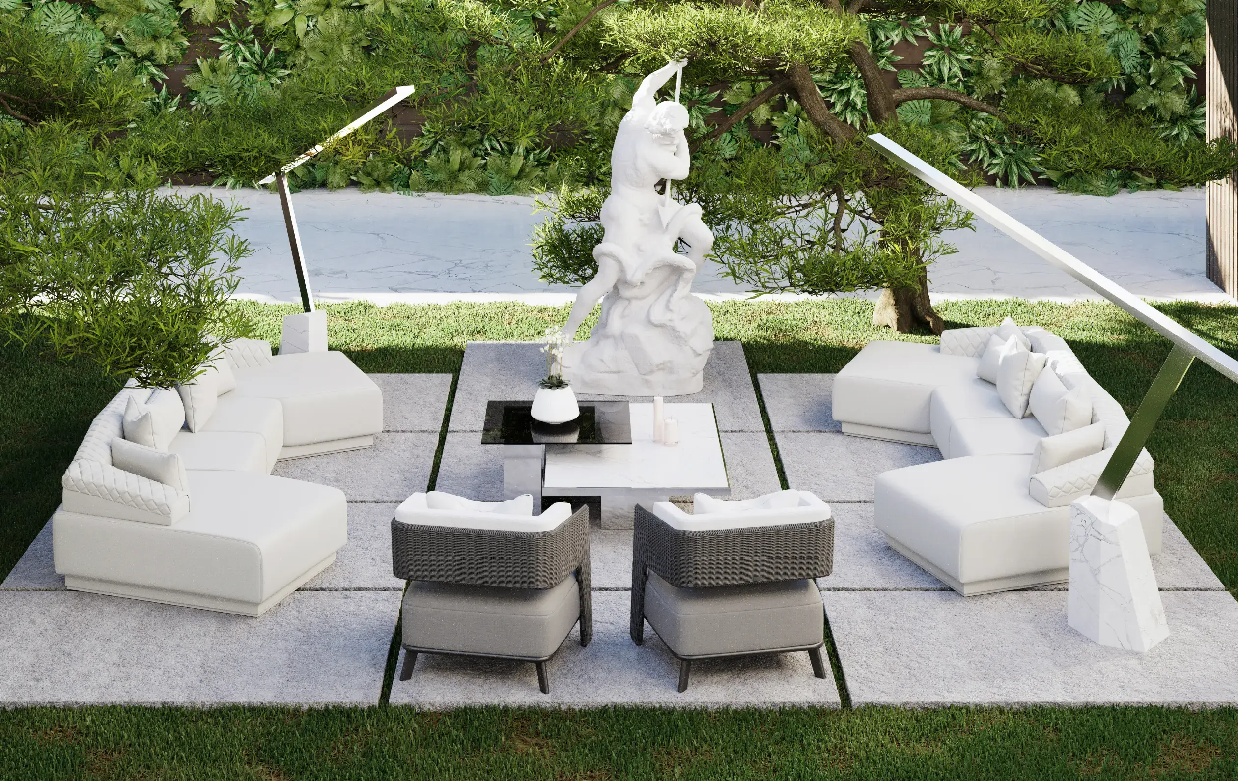 Sofá de exterior Serpent