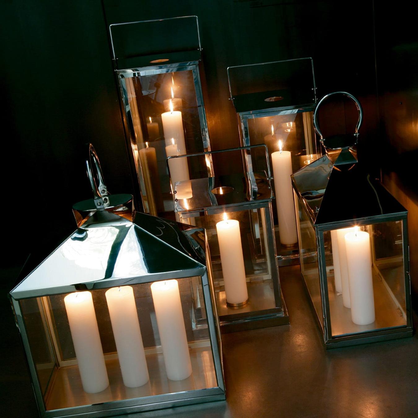 Lanterna de Exterior Grande Pyramid