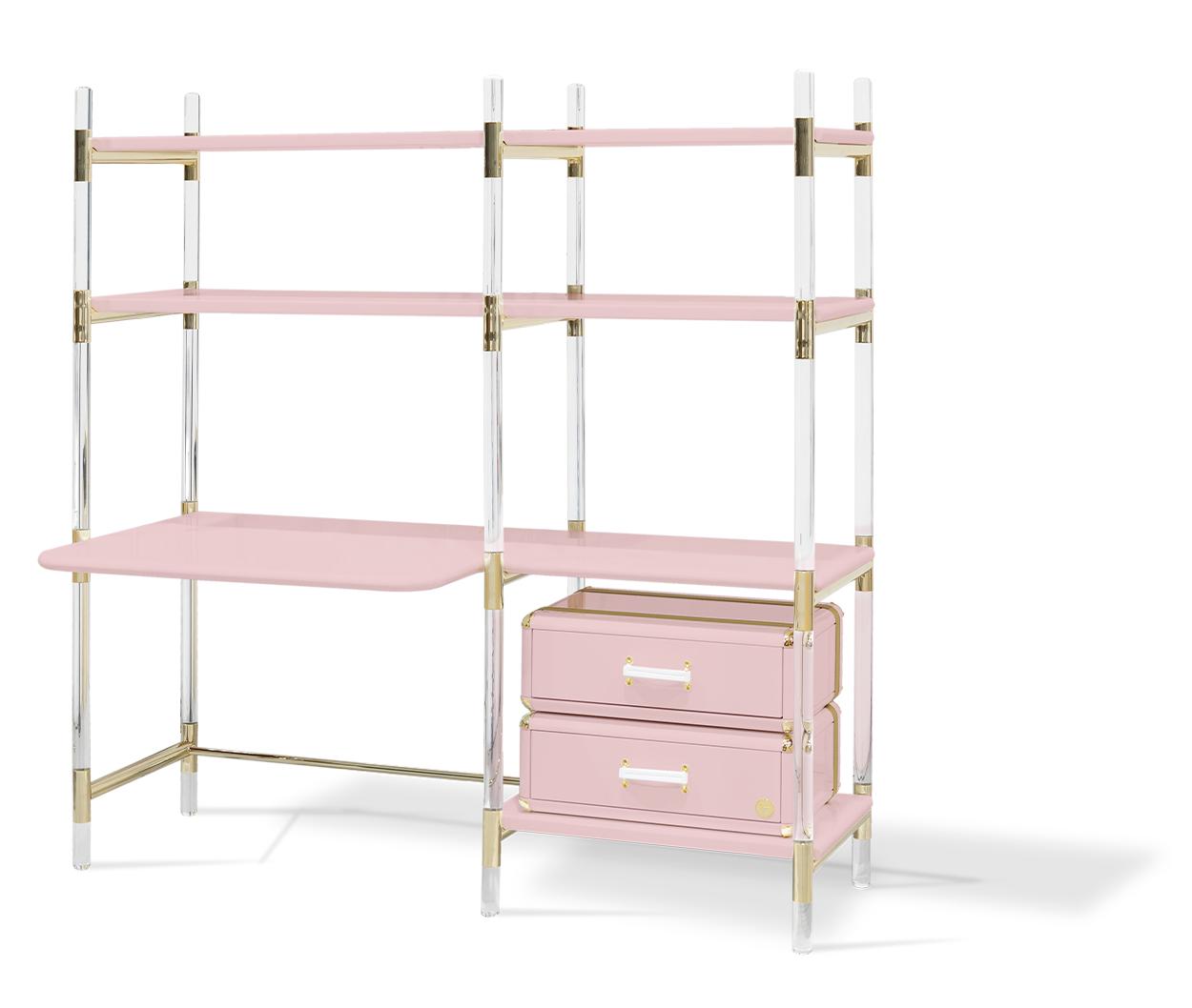 Biblioteca Jigsaw Puzzle rosa