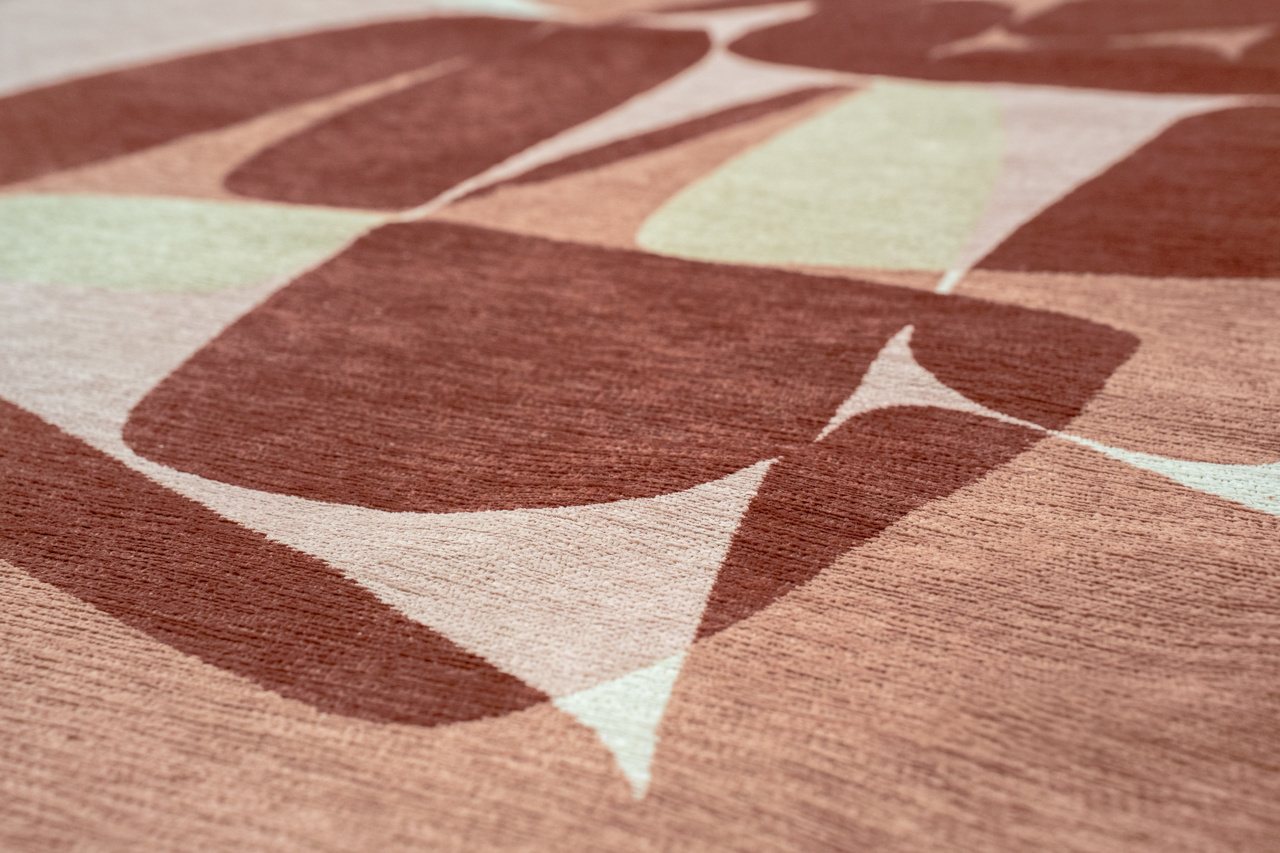 Tapete Stones Cherry Mocha