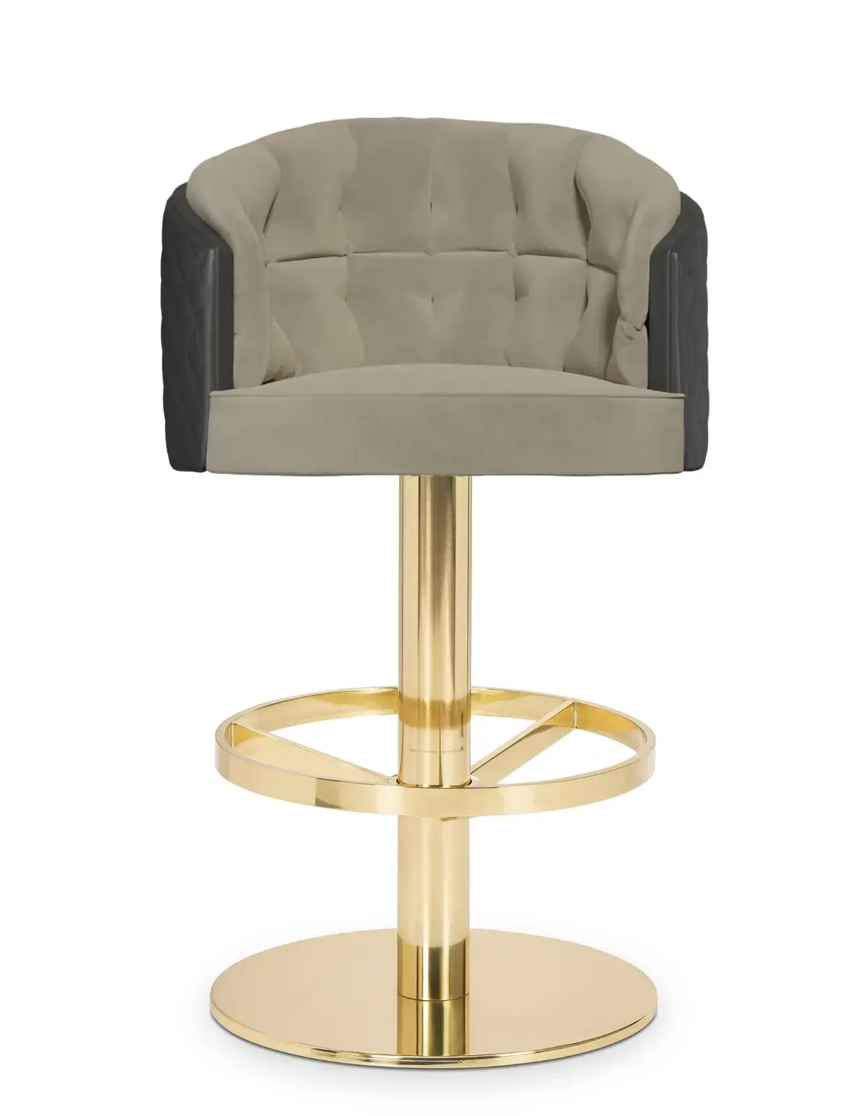 Cadeira bar giratória luxo