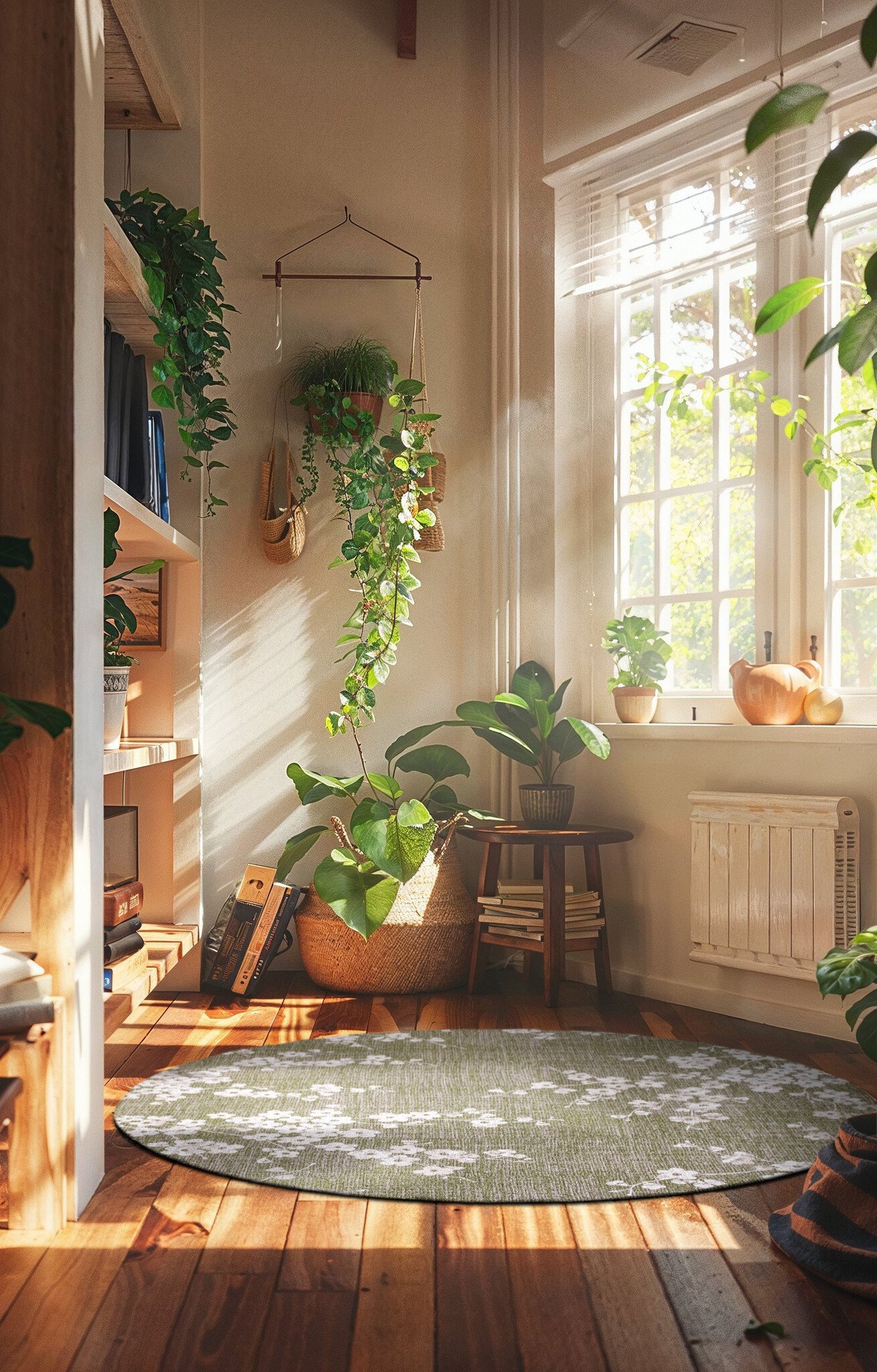 Tapete Wet Garden 9372 Redondo | Tamanho: Ø 140 cm