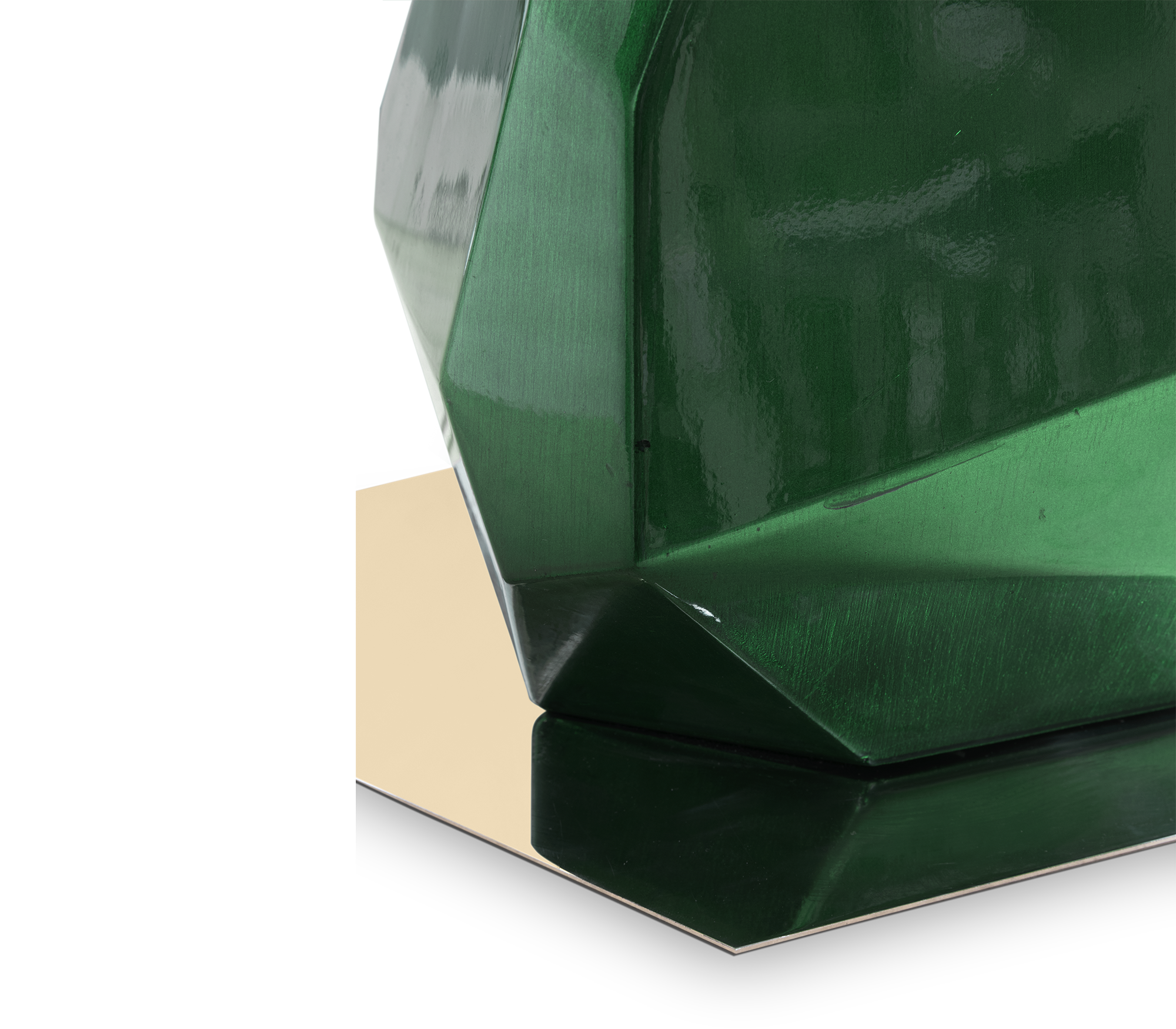 Candeeiro de mesa pequeno verde Essence