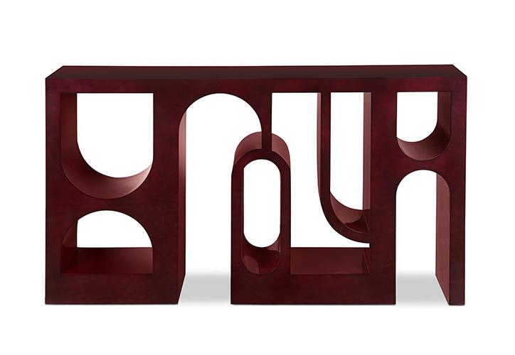 Consola Premium Vermelha Brilhante