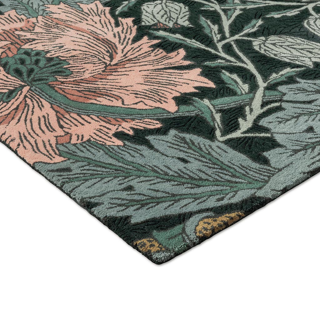 Tapete Honeysuckle & Tulip Teal