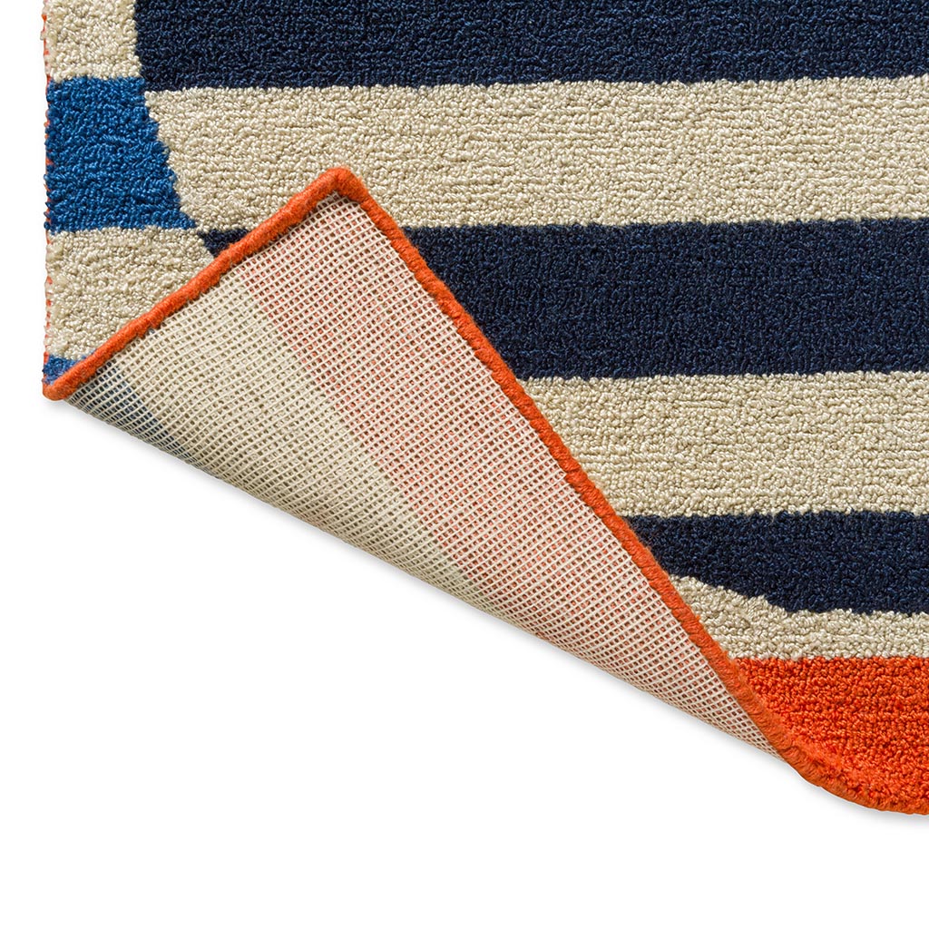 Tapete Exterior Stripy Stem Azure | Tamanho: 160 × 230 cm
