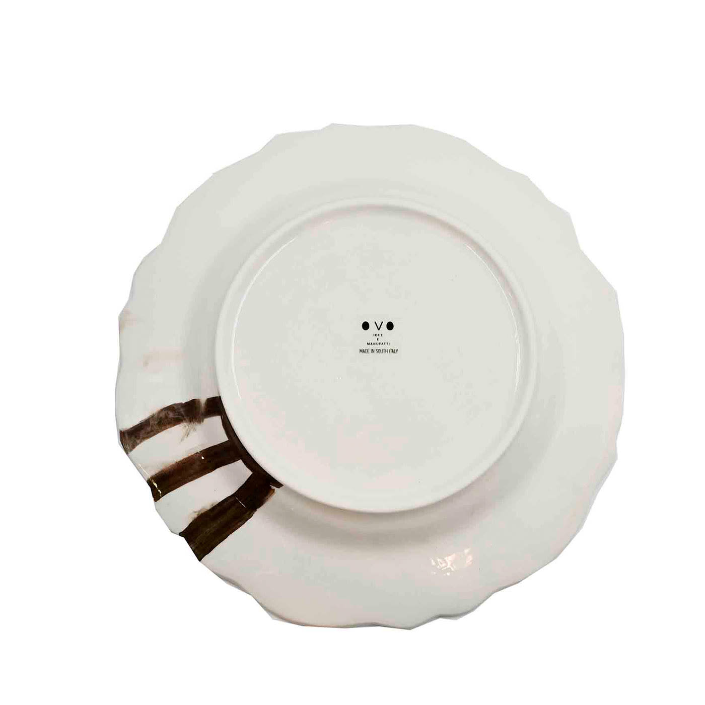 Prato cerâmico artesanal