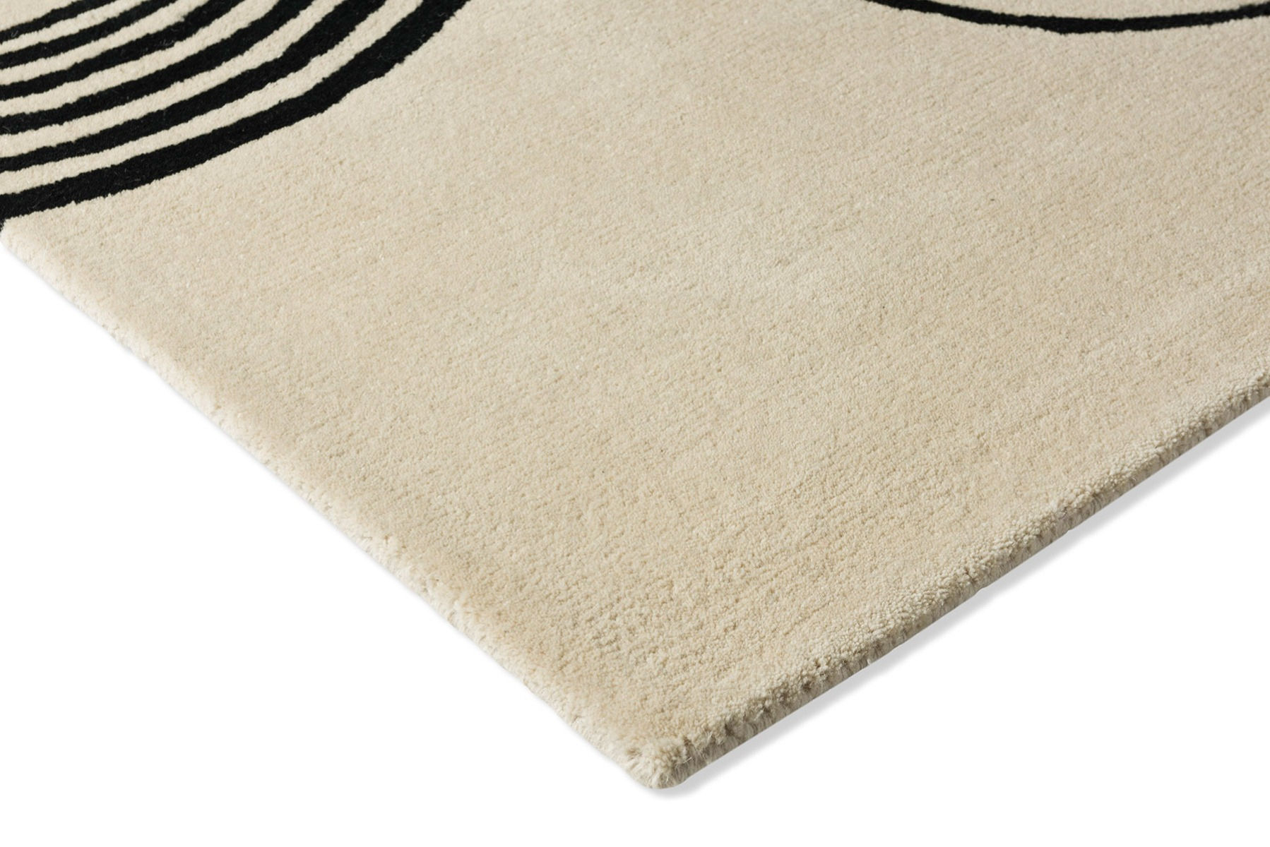 Tapete Decor Flow Areia Suave Tufted à Mão | Tamanho: 140 × 200 cm