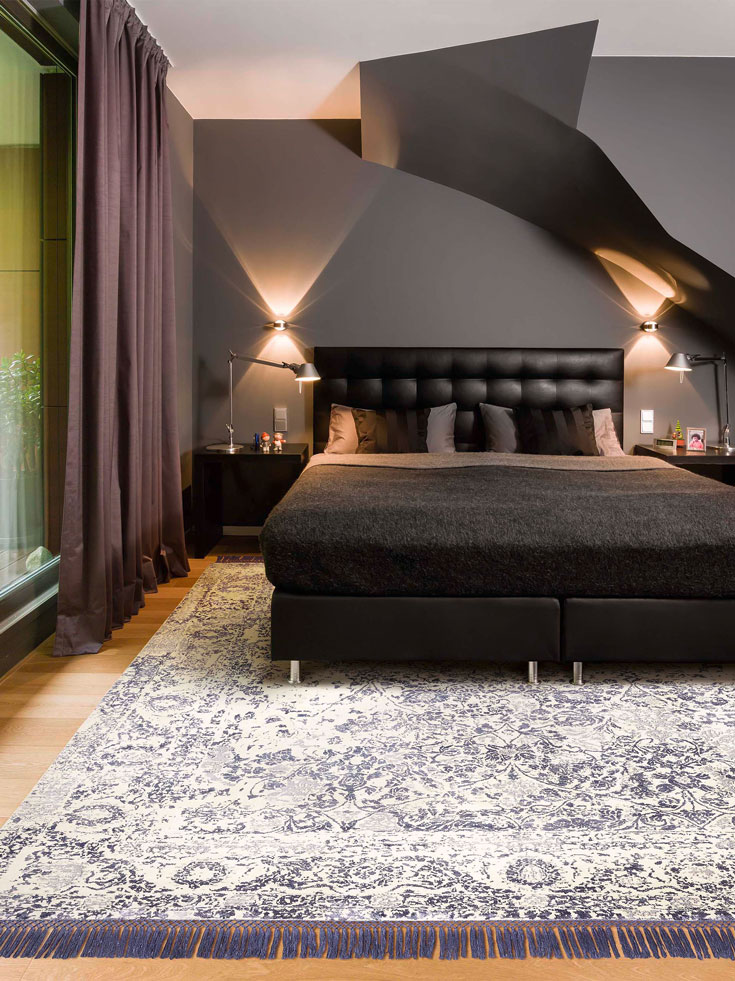 Tapete Mauve Cinzento Luxury