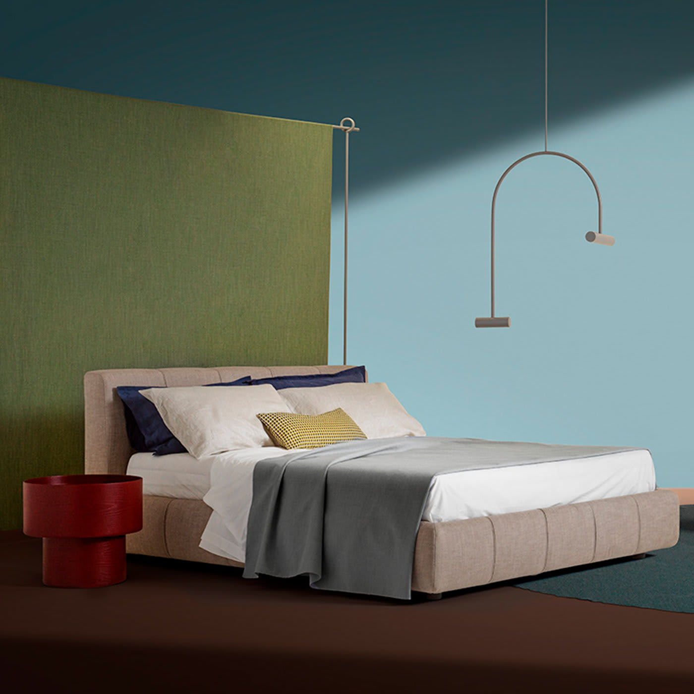 Mesa de Apoio Vermelha Vinnie