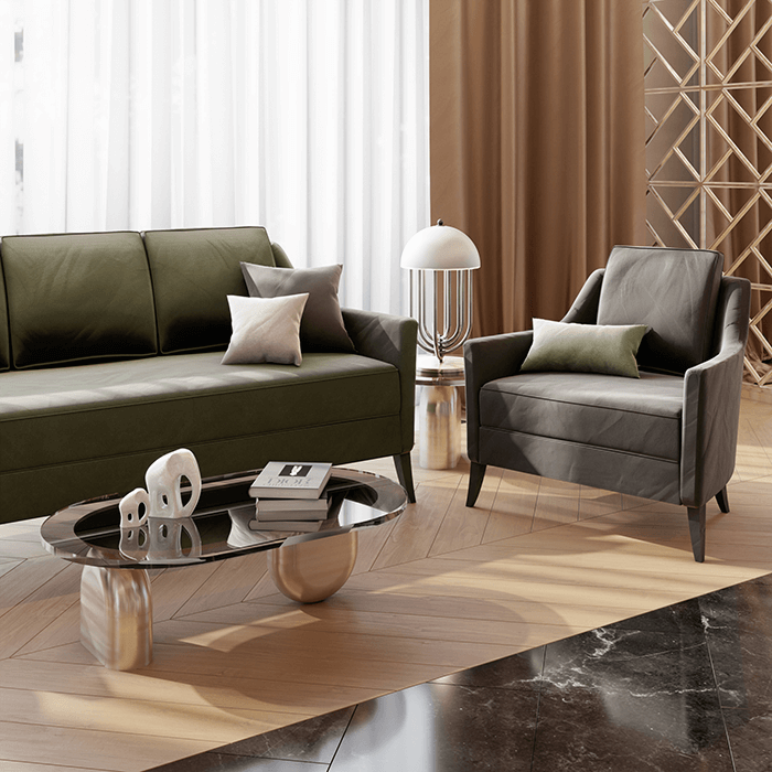 Mesa de Centro Comprida Phillipe - 9