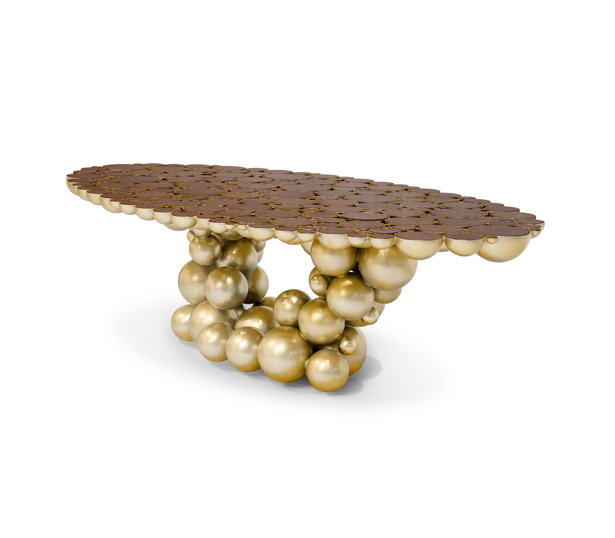 Mesa de Jantar Luxe Nogueira Orbit