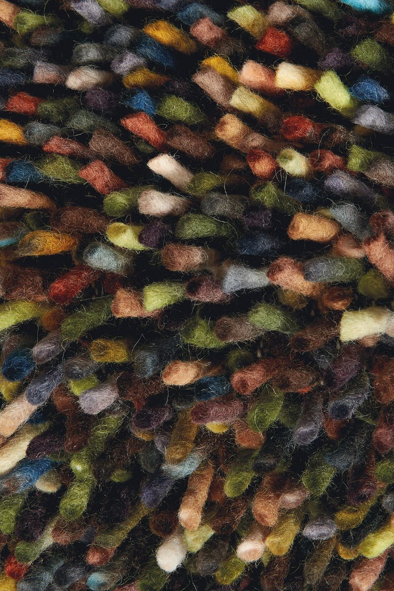 Tapete Dots Misto Verde Oliva | Tamanho: 140 × 200 cm