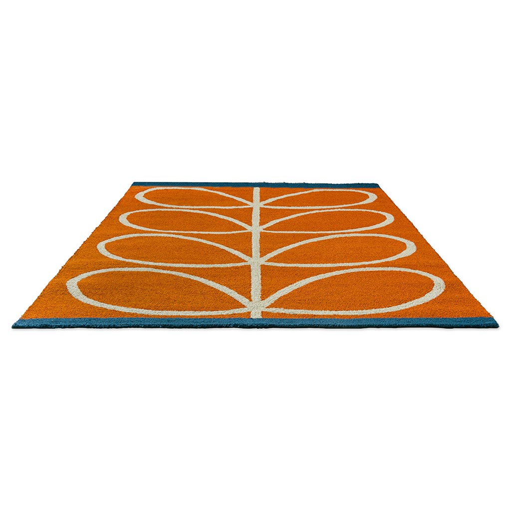 Tapete Exterior Linear Stem Laranja | Tamanho: 160 × 230 cm