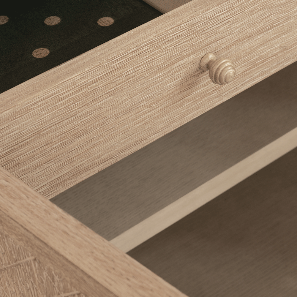 Aparador York Venetian White Oak